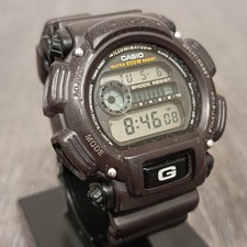 Relógio Casio G-Shock DW-9000 Masculino 44mm Digital Tom Marrom Vintage 1997 Módulo 1659 comprar usado  Enviando para Brazil