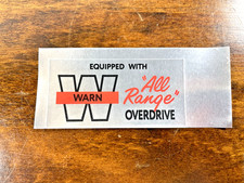Warn range overdrive for sale  Round Top