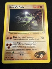 Pokemon - Brock's Onix 21/132 [Conjunto Gym Heroes] *Ligeiramente Jogado - LP* comprar usado  Enviando para Brazil