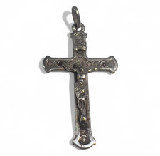 Crucifix pendentif argent d'occasion  Nantes-