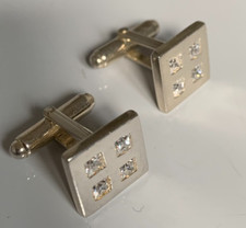 solid silver cufflinks for sale  READING