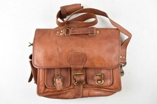 Vintage leather satchel for sale  NORTHAMPTON