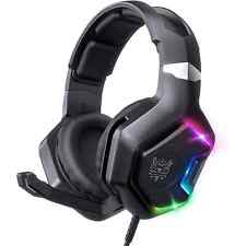 Fone de Ouvido para Jogos ONIKUMA K10 Pro com Microfone de Luz RGB para PS5 Para Jogo PS4 comprar usado  Enviando para Brazil
