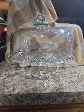Glass pedestal cake for sale  Lumpkin