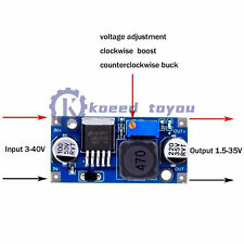 Placa de módulo de fonte de alimentação ajustável Buck LM2596 DC-DC DC 3A 12/24V a 12/5/3.3v comprar usado Placa de módulo de fonte de alimentação ajustável Buck LM2596 DC-DC DC 3A 12/24V a 12/5/3.3v comprar usado  Enviando para Brazil