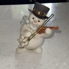 Estatueta LENOX BONECO DE NEVE SERENATA Nova Sem Caixa Violino Viola Violino comprar usado  Enviando para Brazil