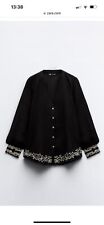 Zara embroidered top for sale  CRANBROOK