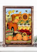 Autumn pumpkin print for sale  WOLVERHAMPTON