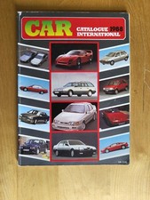 Car catalogue international for sale  EDGWARE