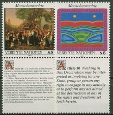 Usado, UNO Wien 1993 Erklärung der Menschenrechte Gemälde 150/51 Zf postfrisch comprar usado  Enviando para Brazil