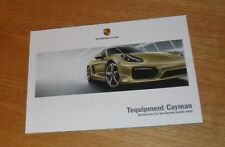 Usado, Folheto de acessórios Porsche Cayman Tequipment 2014 comprar usado  Enviando para Brazil