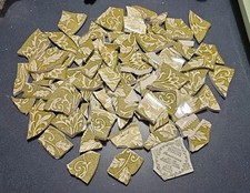 Placas de pedra de ferro inglesas quebradas vintage talheres mosaicos azulejos formas variadas, usado comprar usado  Enviando para Brazil