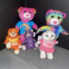 Camisa Build A Bear Rosa Arco Iris Corazón Oso 7" Y Otras Minis Misceláneas segunda mano  Embacar hacia Mexico