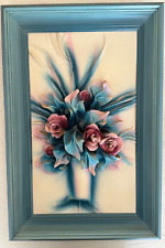 Plastisches bild blumen gebraucht kaufen  Berlin