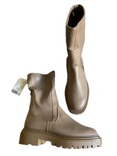 Sock boots beige for sale  CHEDDAR
