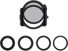 Kit de suporte de filtro magnético H&Y 100mm com anéis adaptadores 67mm/72mm/77mm/82mm, usado comprar usado  Enviando para Brazil