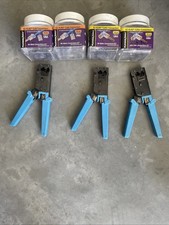 Usado, Ferramenta de crimpagem Platinum Tools® 100004C EZ-RJ45®, Cat 5/5e, Cat6, RJ-11, RJ-12, RJ-45 comprar usado  Enviando para Brazil