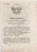 Regio decreto 1860 usato  Milano