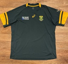 Camisa de treinamento da Copa do Mundo de Rugby África do Sul Springboks ASICS masculina XL-2XL comprar usado  Enviando para Brazil