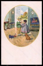 Cartolina artista firmata usato  Gambolo