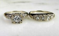 Anel de presente de casamento de diamante corte redondo 2,98 quilates criado em laboratório conjunto em prata 925 comprar usado  Enviando para Brazil