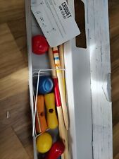 Croquet outdoor wooden for sale  SANDY