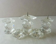Bougeoirs bougies cristal d'occasion  Seingbouse