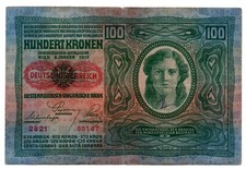 Austria banconota 100 usato  Vittorio Veneto
