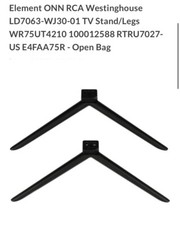 Suporte/pernas de TV Element TV ONN RCA Westinghouse LD7063-WJ30-01 comprar usado Suporte/pernas de TV Element TV ONN RCA Westinghouse LD7063-WJ30-01 comprar usado  Enviando para Brazil