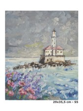 Quadro olio paesaggi usato  Torino