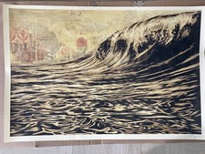 Obey serigrafia firmata usato  Palazzolo sull'Oglio