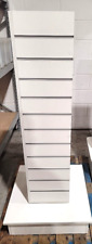 White slatwall gondola for sale  PENRITH