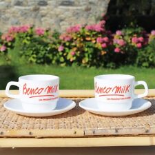 Paire tasses publicitaires d'occasion  Cerisy-la-Salle