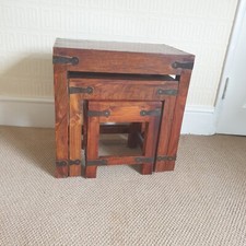 Nest tables solid for sale  NEWCASTLE