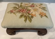 Vintage needlepoint footstool for sale  Lake Saint Louis