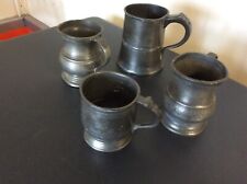 Antique pewter mugs for sale  CARMARTHEN