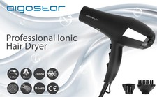 Aigostar Ionic Hair Dryer 2400W, 2 Speeds, 3 Heat Settings, Diffuser & Nozzle, usado comprar usado  Enviando para Brazil