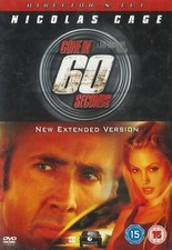 DVD Gone in 60 Seconds (2000) Director's Cut, Nicolas Cage, Angelina Jolie, usado comprar usado  Enviando para Brazil