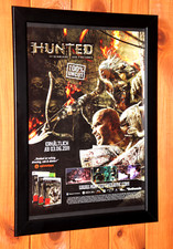 Hunted The Demon's Forge PS3 Xbox 360 Promo raro pequeno pôster/página de anúncio emoldurada comprar usado  Enviando para Brazil