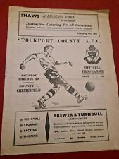 1955 stockport county d'occasion  Expédié en Belgium