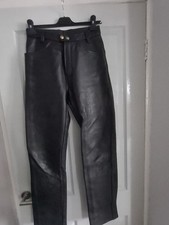 Genuine black leather for sale  LARNE