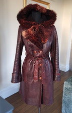 Shearling coat jacket for sale  UK