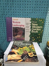 Vtg Lot of 3 Sunset Books: Western Landscaping, Western & Basic Gardening Books, usado comprar usado  Enviando para Brazil