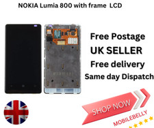 Para Nokia Lumia 800 tela LCD completa conjunto digitalizador tela sensível ao toque com quadro comprar usado  Enviando para Brazil