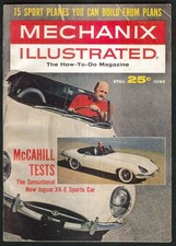 MECHANIX ILUSTRADO Jaguar XK-E Mercury Meteor teste de estrada 6 1962 comprar usado  Enviando para Brazil