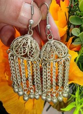 Jhumka vintage white for sale  UK