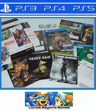 PS3 PS4 PS5 Playstation 3 4 5 Manual Estuche Libro Caja Arte Cubierta Inserto Incrustación Solo segunda mano  Embacar hacia Mexico