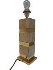 Vintage travertine messing d'occasion  Deinze
