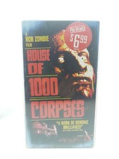 HOUSE OF 1000 CORPSES 2002/2002 VHS RENTAL WITH SLIPCASE MOVIE PROTECTOR-TESTED  comprar usado  Enviando para Brazil