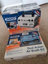 Airbrush kit compressor for sale  HAVERHILL